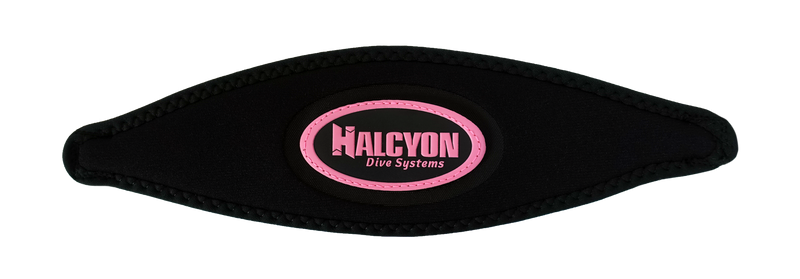 Halcyon Neoprene Logo Mask Straps w/ Velcro - Pink