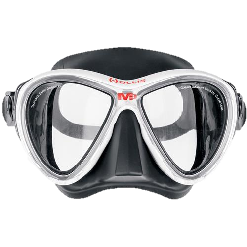 Hollis M-3 Mask - White/Black