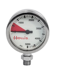 Hollis Metal Pressure Gauge Without Boot Imperial