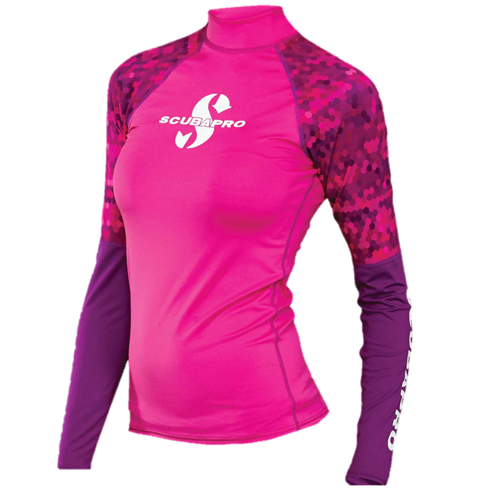 ScubaPro UPF50 Long Sleeve Women's Rash Guard - Pink