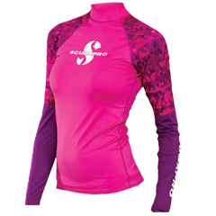 ScubaPro UPF50 Long Sleeve Women's Rash Guard - Pink