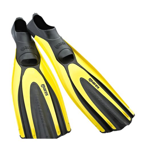 Mares Avanti Superchannel Full Foot Fins - Royal Yellow