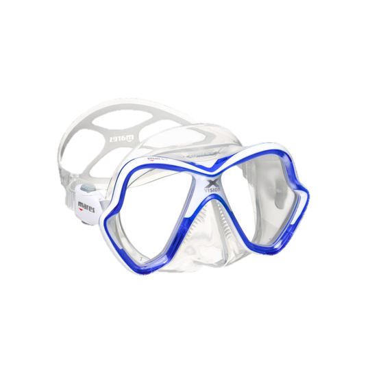 Mares X-Vision Dive Mask - Blue & Clear