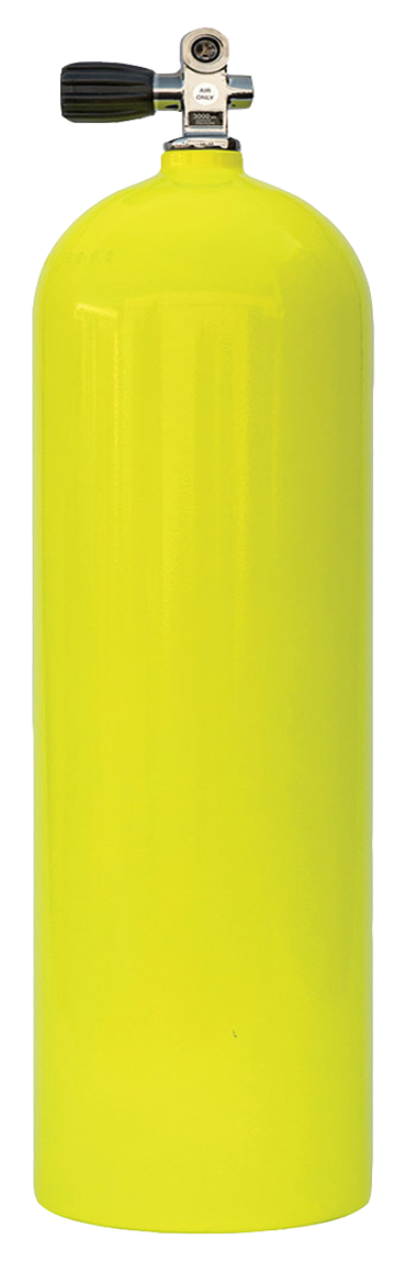 Metal Impact Aluminum 100 Cylinder Yellow