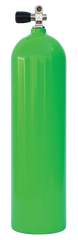 Metal Impact Aluminum 80 Cylinder Green