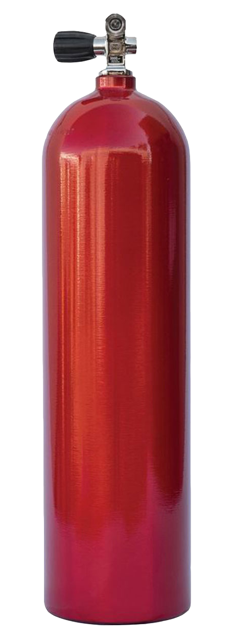 Metal Impact Aluminum 80 Cylinder Red