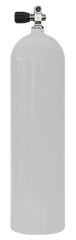 Metal Impact Aluminum 80 Cylinder White