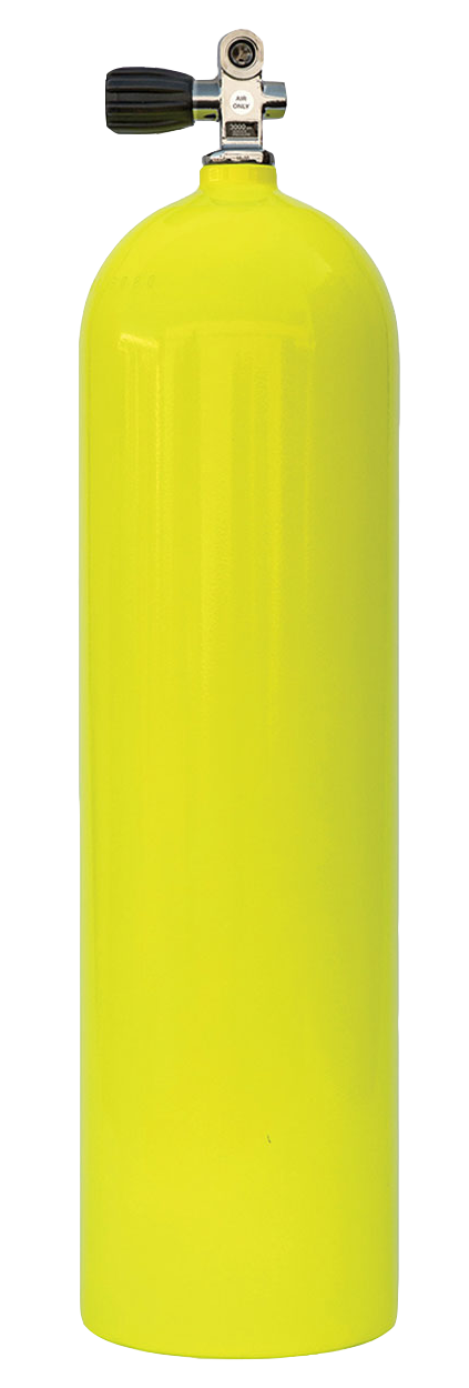 Metal Impact Aluminum 80 Cylinder Yellow