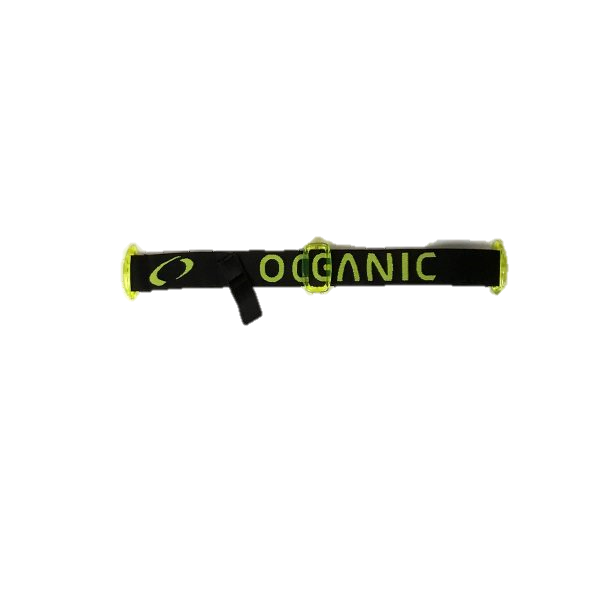 Oceanic Cyanea Mask Strap Replacement - Black & Yellow