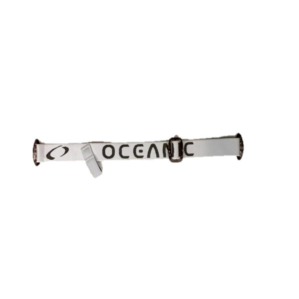 Oceanic Cyanea Mask Strap Replacement - White & Gray