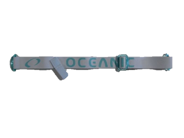 Oceanic Cyanea Mask Strap Replacement - White & Green