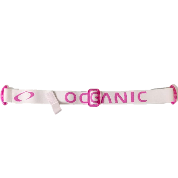Oceanic Cyanea Mask Strap Replacement - White & Pink