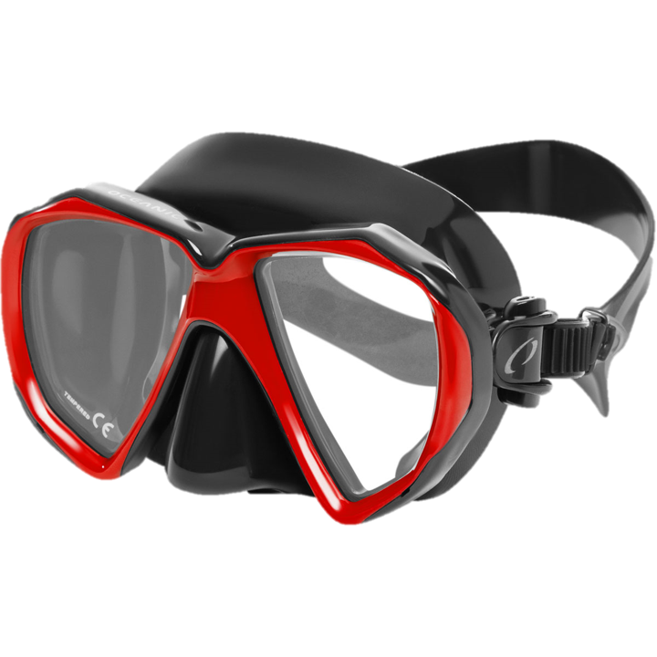 Oceanic Duo Mask - Black & Red