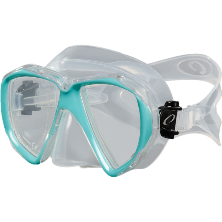 Oceanic Duo Mask - Clear & Aqua