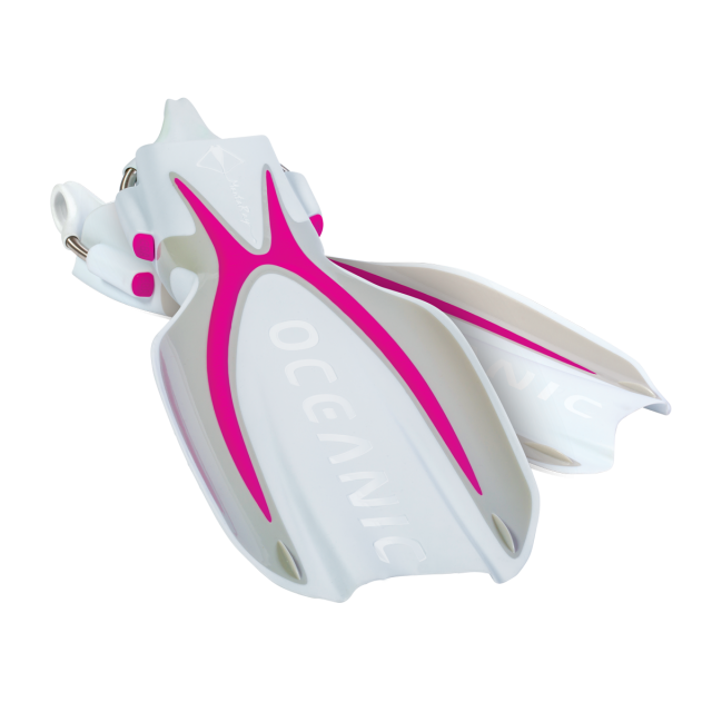 Oceanic Manta Ray Fins - Pink & White