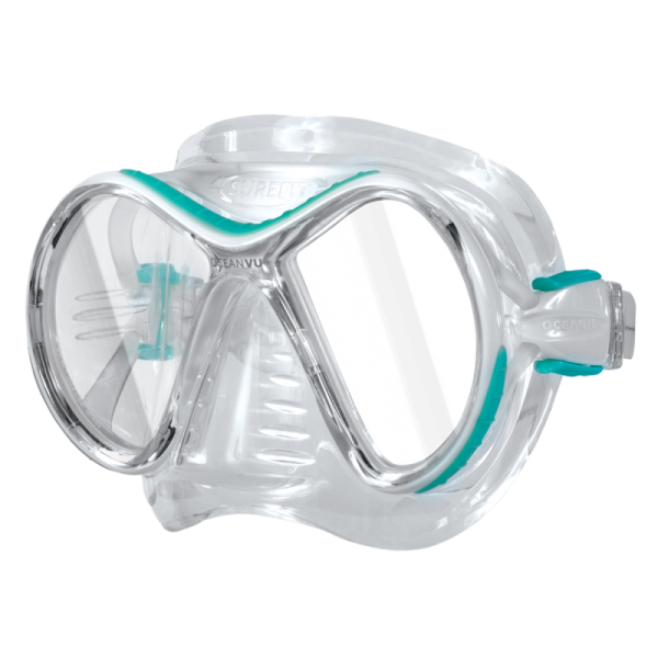 Oceanic OceanVu Mask - Clear & Sea Blue