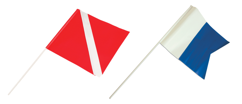 Riffe Torpedo Float Flag With Pole