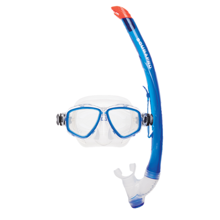 Ecco Mask w/Snorkel - Blue