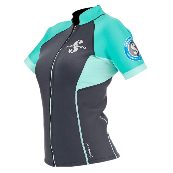 ScubaPro Everflex 1.5 womens short sleeve caribbean teal