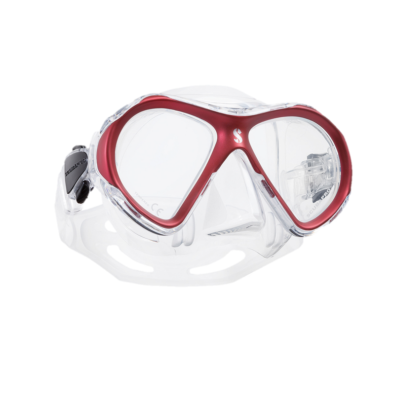 ScubaPro Spectra Mini Red with Clear Skirt