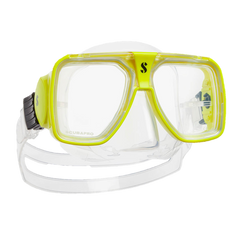 ScubaPro Solara Dive Mask Yellow with Clear Skirt