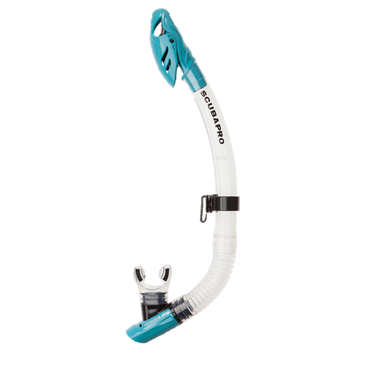 ScubaPro Spectra Dry Snorkel Clear/Turquoise