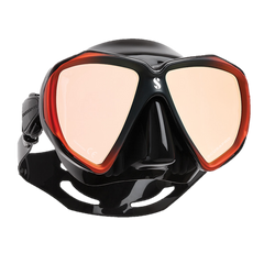 ScubaPro Spectra with Mirrored Lens Bronze Black with Black Skirt