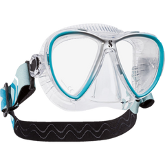 ScubaPro Synergy 2 Twin Turquoise with Clear Skirt