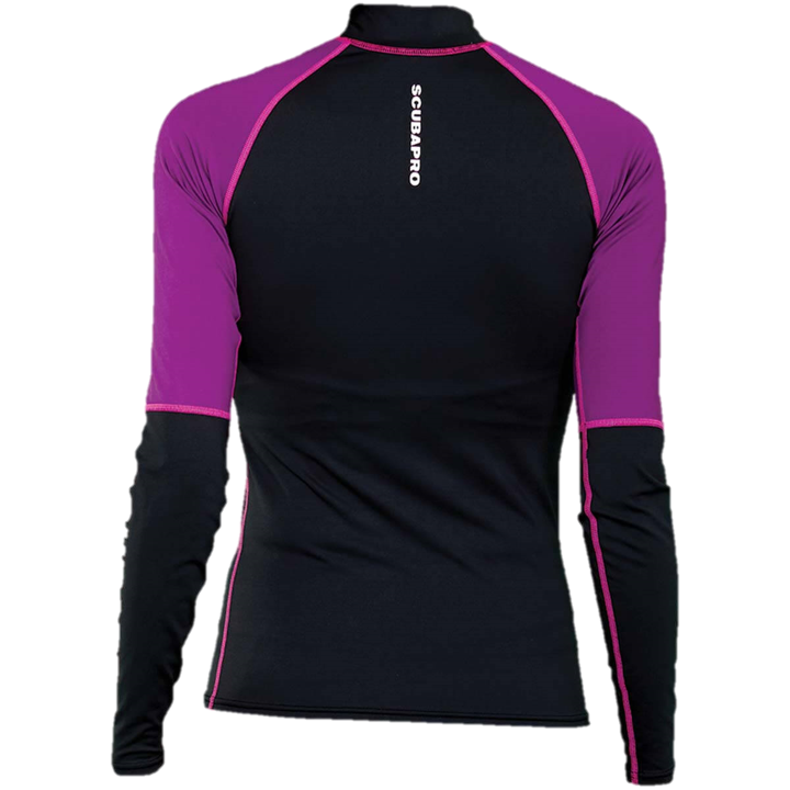 Flamingo Rash Guard Womens, Long Sleeve (UPF50) - Pink