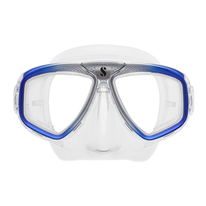 ScubaPRo Zoom Mask Clear Silicone Blue Gray