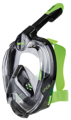 Seac Unica Full Face Snorkel Mask - Black & Lime