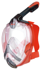 Seac Unica Full Face Snorkel Mask - Black & Red