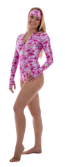 SlipIns Sun Protective Swimsuit Plumeria