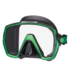 Tusa Freedom HD Mask - Black Silicone - Energy Green