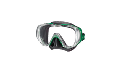 Tusa Freedom Tri-Quest Mask - Black & Energy Green
