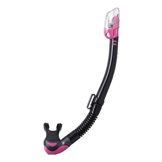 Tusa Hyperdry Elite II Dry Top Snorkel - Black & Rose Pink