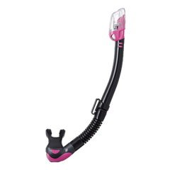 Tusa Hyperdry Elite II Dry Top Snorkel - Black & Rose Pink