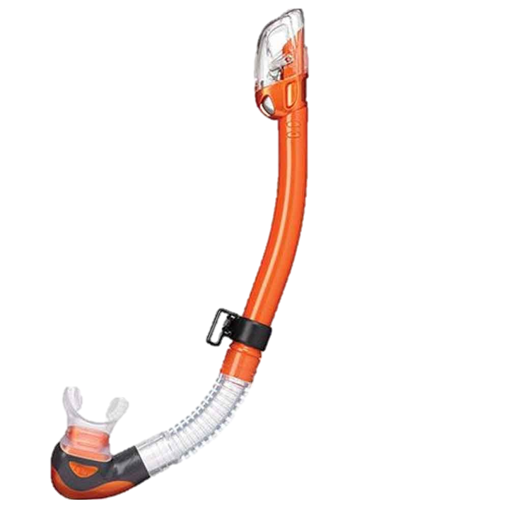 Tusa Hyperdry Elite II Dry Top Snorkel - Orange