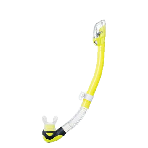 Tusa Hyperdry Elite II Dry Top Snorkel - Flash Yellow