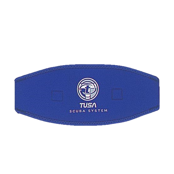 Tusa Mask Strap Cover - Cobalt Blue