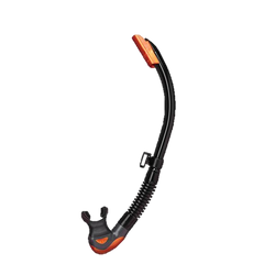 Tusa Platina II Hyperdry Snorkel - Black & Energy Orange