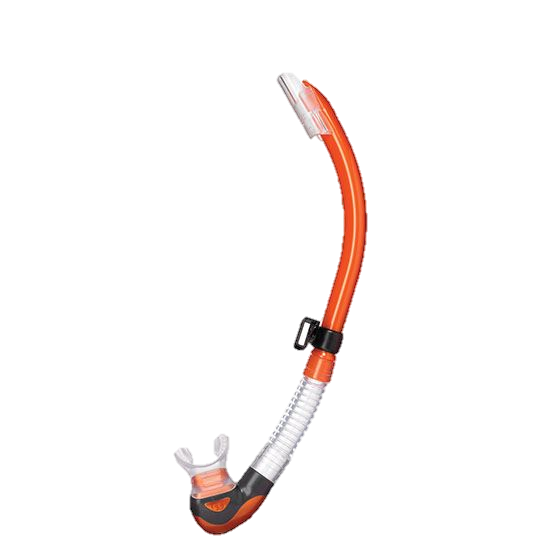 Tusa Platina II Hyperdry Snorkel - Energy Orange