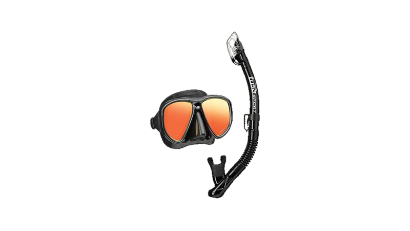 Tusa Powerview Adult Dry Combo (Mirror Lens)