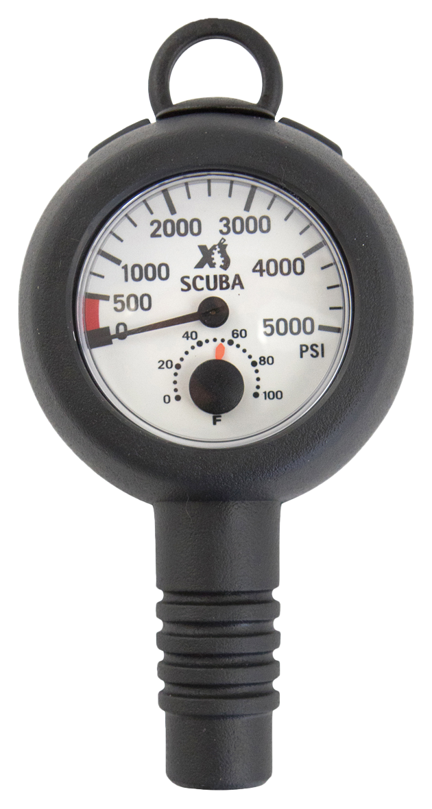 XS Scuba Back-to-Back Pressure Gauge/Compass Combo Console