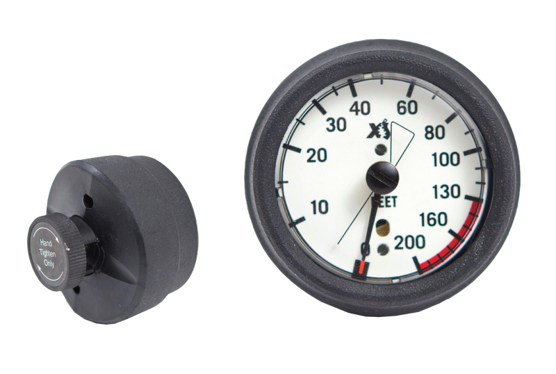 XS Scuba Hose Mount Depth Gauge