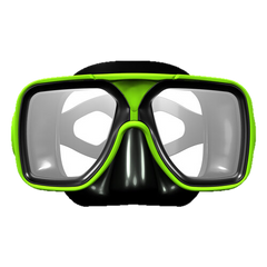 XS Scuba Metro Mask - Black & Green