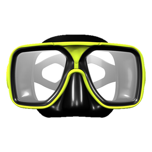 XS Scuba Metro Mask - Black & Yellow