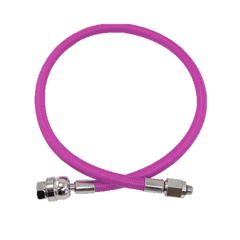 XS Scuba Miflex D5 (Dual Swivel) Lp Hoses - Pink