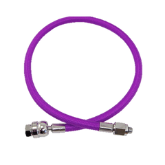 XS Scuba Miflex D5 (Dual Swivel) Lp Hoses - Purple