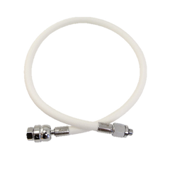 XS Scuba Miflex D5 (Dual Swivel) Lp Hoses - White